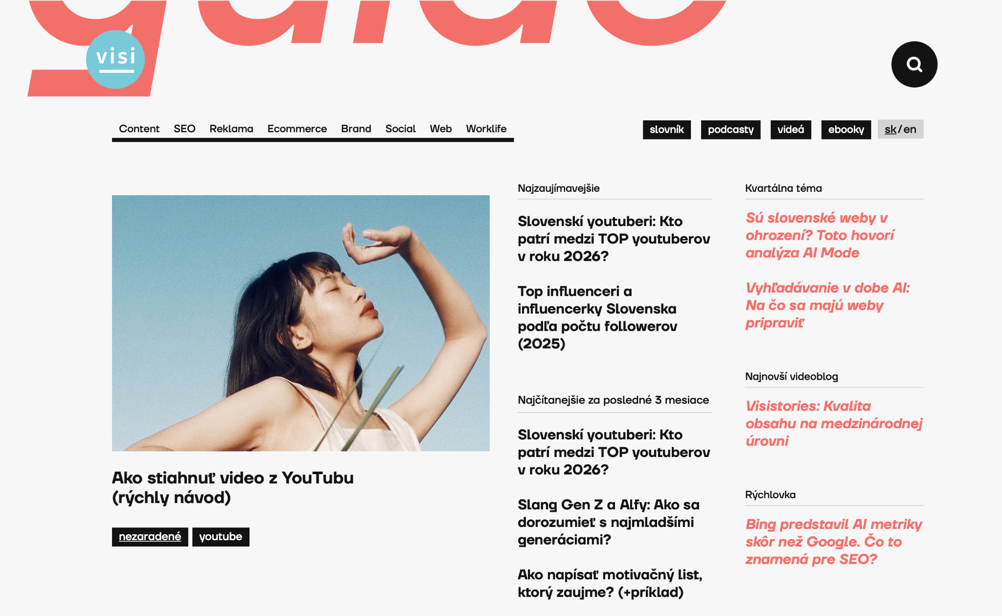 Agentúra Visibility cez svoj blog dlhodobo posilňuje svoju expertízu